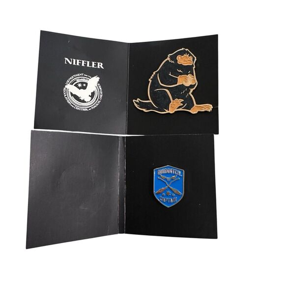 Loot Crate Jewelry - Wizarding World Harry Potter Niffler And Quidditch Captain Pins